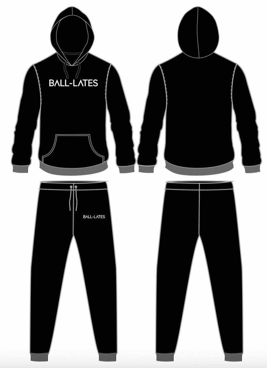 BALL-LATES PERFORMANCE SWEAT SUIT